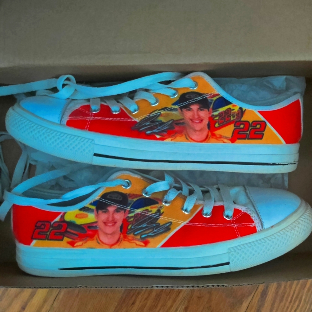 Joey Logano canvas Tennis shoes